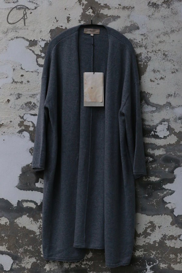 Mutedance 24 Autumn and Winter Long Cashmere Cardigan Series MD-MD24FW132-GARY MD24FW131 MD24FW132
